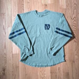 Disney Parks Authentic Walt Disney World Spirit Jersey Green Sweatshirt Medium
